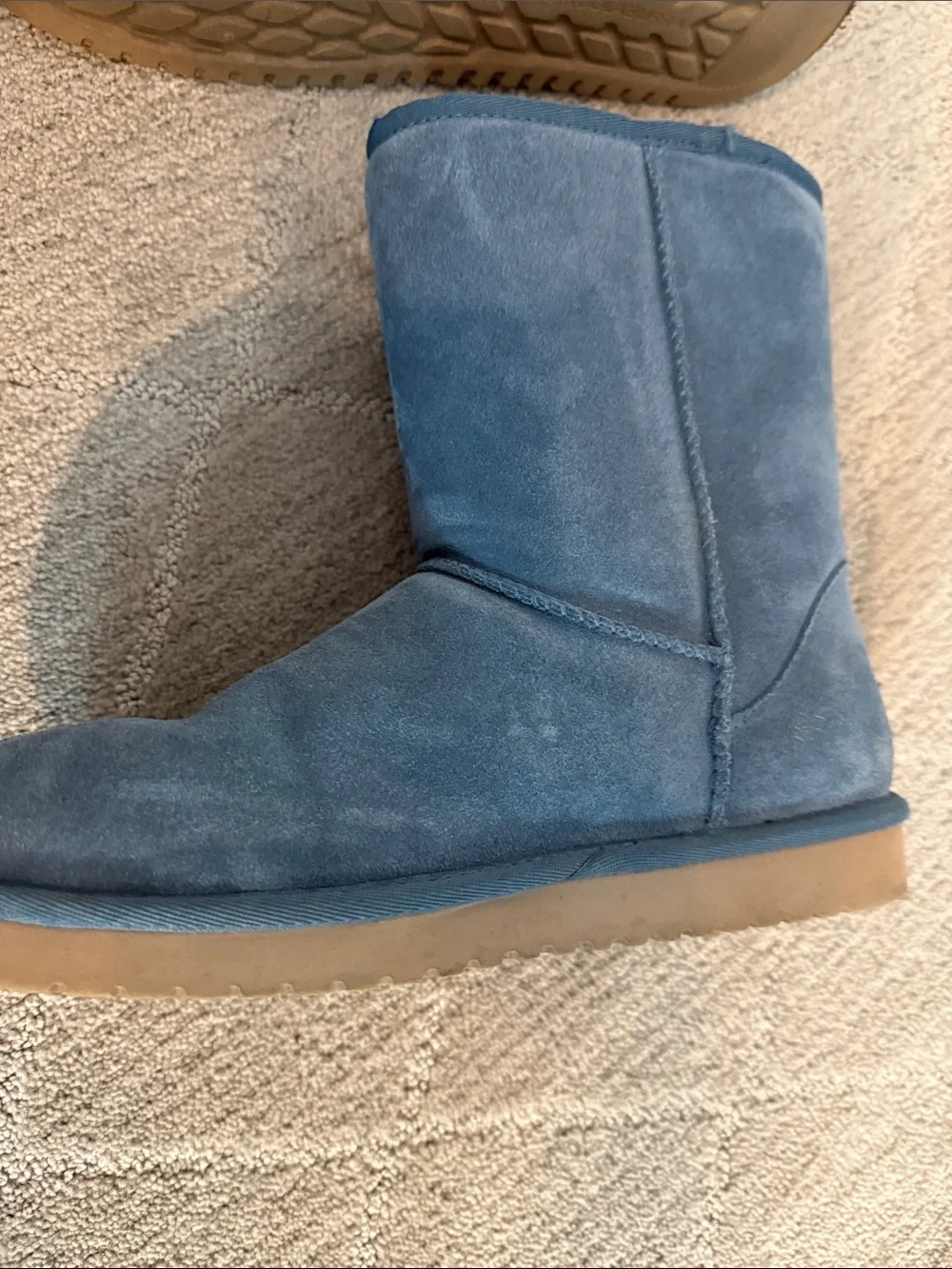 Kookaburra blue suede boots style 1017090 sz 9
